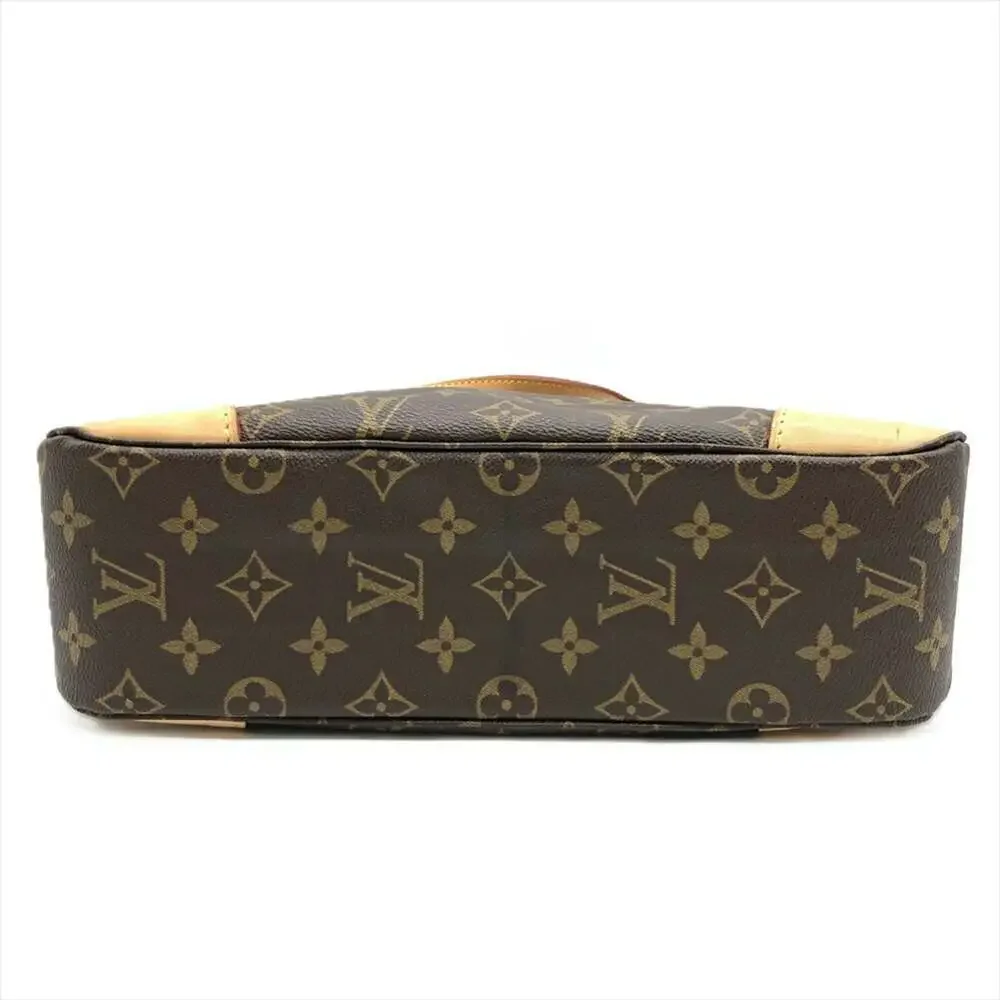 LOUIS VUITTON Brown Monogram Canvas Boulogne 30 Shoulder Bag
